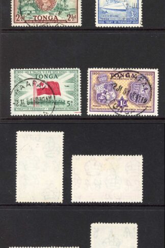 Tonga SG95/100 Treaty of Friendship Set used Cat 25 pounds