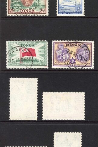 Tonga SG95/100 Treaty of Friendship Set used Cat 25 pounds