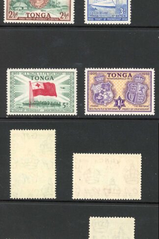 Tonga SG95/100 Treaty of Friendship Set U/M Cat 20 pounds