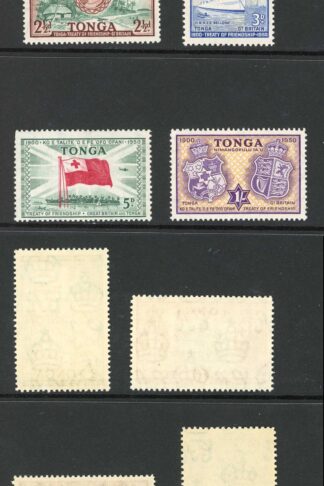 Tonga SG95/100 Treaty of Friendship Set U/M Cat 20 pounds