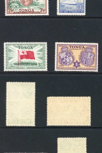 Tonga SG95/100 Treaty of Friendship Set U/M Cat 20 pounds