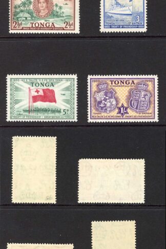 Tonga SG95/100 Treaty of Friendship Set U/M Cat 20 pounds