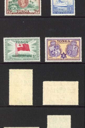 Tonga SG95/100 Treaty of Friendship Set U/M Cat 20 pounds