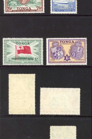 Tonga SG95/100 Treaty of Friendship Set U/M Cat 20 pounds