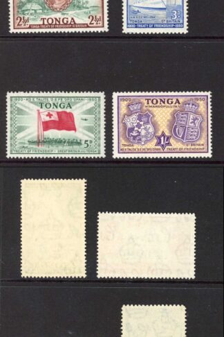 Tonga SG95/100 Treaty of Friendship Set U/M Cat 20 pounds