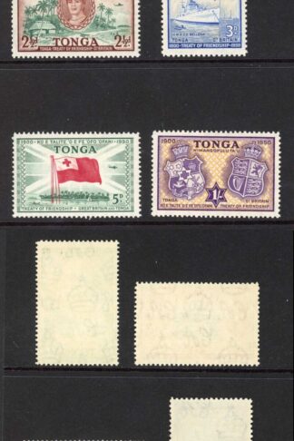 Tonga SG95/100 Treaty of Friendship Set U/M Cat 20 pounds