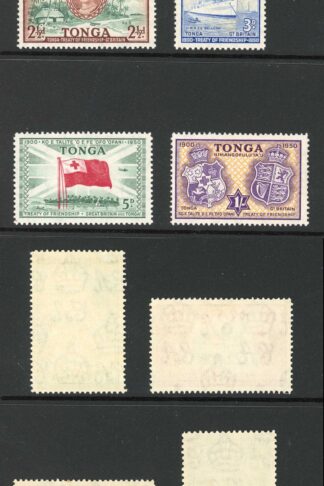 Tonga SG95/100 Treaty of Friendship Set U/M Cat 20 pounds