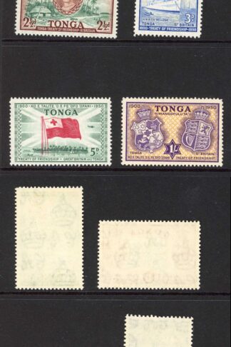 Tonga SG95/100 Treaty of Friendship Set U/M Cat 20 pounds