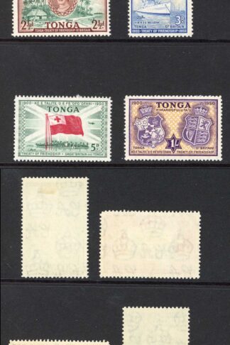 Tonga SG95/100 Treaty of Friendship Set M/M Cat 20 pounds