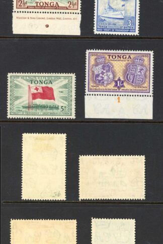 Tonga SG95/100 Treaty of Friendship Set M/M Cat 20 pounds