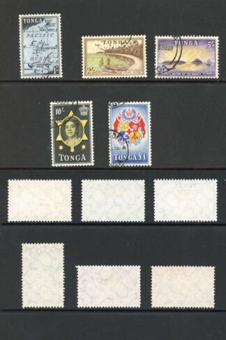 Tonga SG101/14 1953 Set of 14 M/M Cat 42 pounds