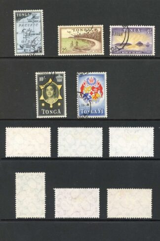 Tonga SG101/14 1953 Set of 14 M/M Cat 42 pounds