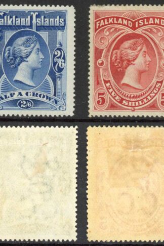 Falkland Is SG41/2 QV High Values set M/M Cat 525 pounds