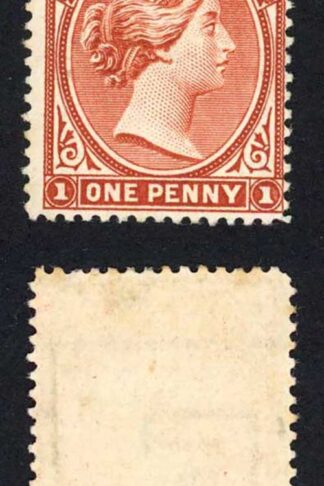 Falkland Is SG23 1d Pale red Wmk LARGE M M/M