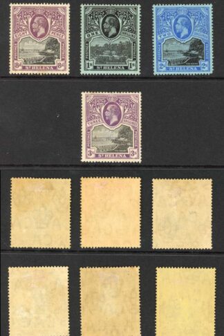 St Helena SG72/81 Set of 10 M/M (8d and 3/- toned) Cat 160 pounds