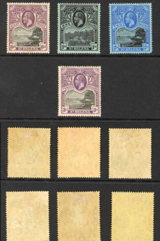 St Helena SG72/81 Set of 10 M/M (8d and 3/- toned) Cat 160 pounds