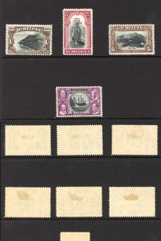 St Helena SG114/23 Centenary Set of 10 Fine FRESH M/M Cat 425 pounds