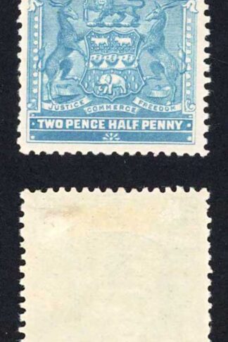 Rhodesia SG80 2 1/2d Dull Blue M/M Cat 28 pounds