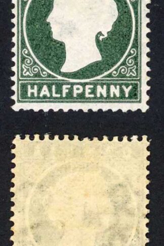 Gambia SG21 1/2d Myrtle-green wmk CA sideways M/M Cat 6.50 pounds
