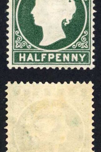 Gambia SG21 1/2d Myrtle-green wmk CA sideways M/M Cat 6.50 pounds