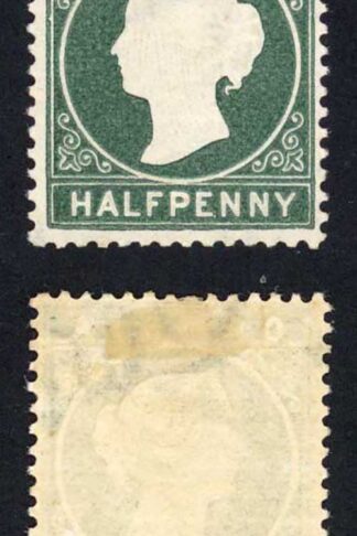 Gambia SG22 1/2d Grey-green wmk CA sideways M/M Cat 5 pounds