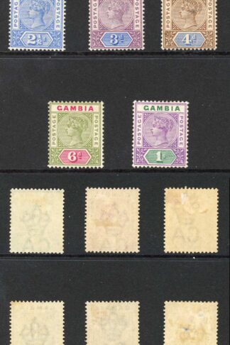 Gambia SG37/44 Set of 8 M/M Cat 140 pounds