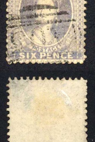 Bahamas SG19a 6d Lilac No Wmk Perf 13 Cat 450 pounds