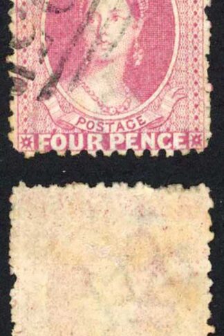 Bahamas SG27 4d Dull Rose Wmk CC Perf 12.5 Cat 60 pounds
