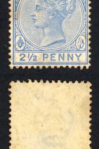 Bahamas SG50 2 1/2d Dull Blue M/M (a bit grubby) Cat 90 pounds