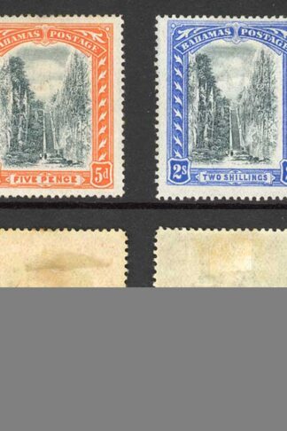 Bahamas SG58/61 1901 Staircase wmk CC M/M Cat 90 pounds
