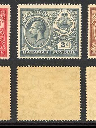Bahamas SG106/10 1920 Peace set M/M Cat 23 pounds