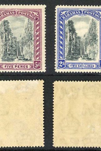 Bahamas SG111/4 1921 Set wmk Script Cat 80 pounds