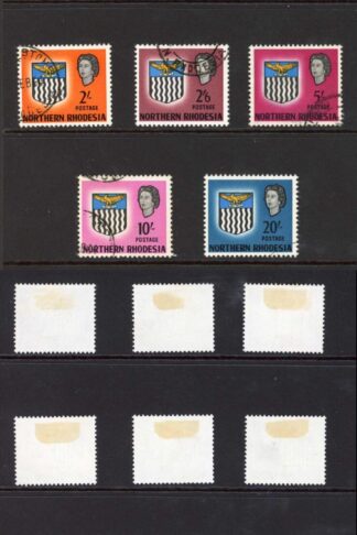 Northern Rhodesia SG75/88 1963 Set used Cat 100 pounds
