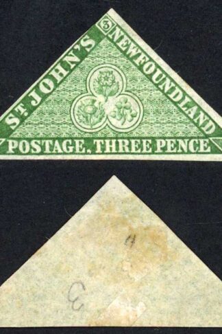 Newfoundland SG11 3d green M/M Cat 130 pounds