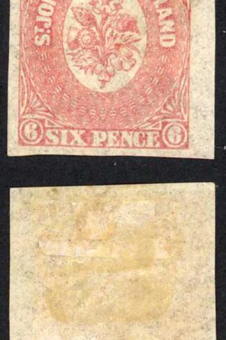 Newfoundland SG20 6d Rose-lake M/M (hinge remainders) Cat 35 pounds