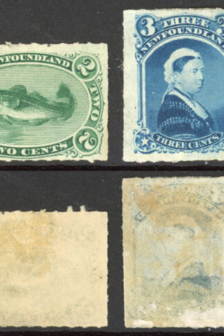 Newfoundland SG40/3 Roulette set of 4 Mint (no gum) Cat 875 pounds