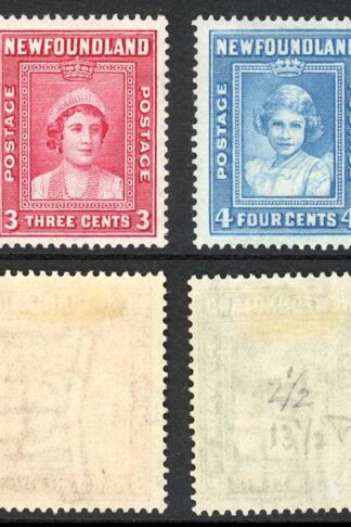 Newfoundland SG268/71 1938 Set of 4 M/M Cat 18 pounds)