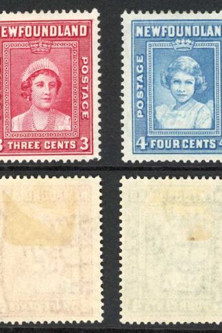 Newfoundland SG268/71 1938 Set of 4 M/M Cat 18 pounds)