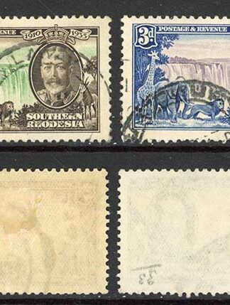 Southern Rhodesia SG31/4 1935 Silver Jubilee Used Cat 45 pounds