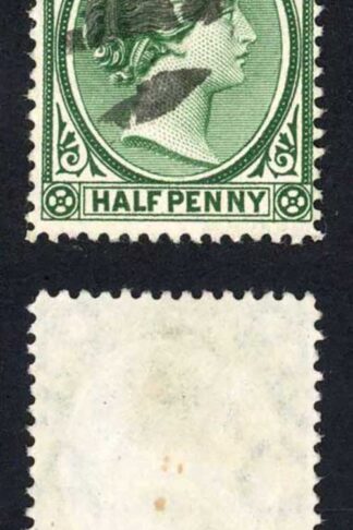 Falkland Is SG15x 1/2d Blue green Wmk reversed Cat 850 pounds