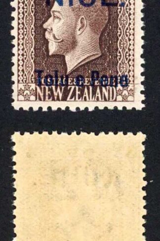 Niue SG 22a 1917 3d variety No stop after PENE only 35 printed U/M Cat 850