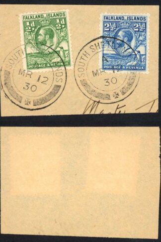 FID SGZ149 and Z152 South Shetlands CDS on piece Cat 205 pounds