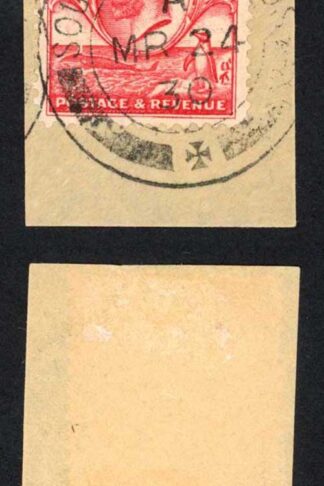 FID SGZ150 1d Penguin South Shetlands CDS on piece Cat 85 pounds