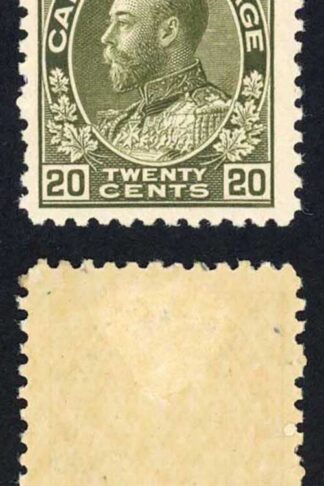 Canada SG212 20c Olive M/M Cat 55 pounds