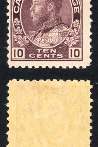 Canada SG211 10c Reddish Purple M/M Cat 150 pounds