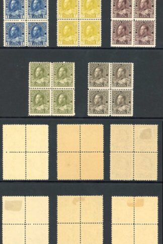Canada SG197/215 Admirals Set of 8 Fine Fresh M/M Blocks Cat 1300+++ pounds
