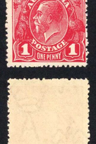 Australia SG50 1d Carmine Mult Wmk U/M Cat 32 pounds