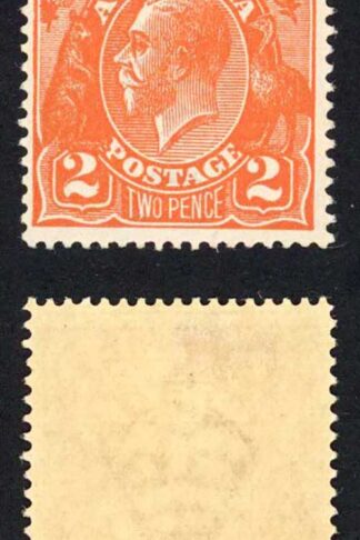 Australia SG62a 2d Dull Orange M/M Cat 17 pounds