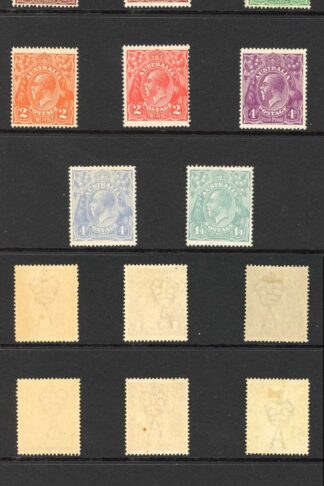 Australia SG56/66 Set of 11 fresh M/M Cat 225 pounds