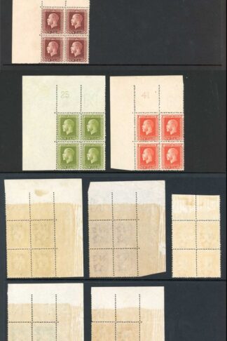 New Zealand 1915 set of 15 in PLATE BLOCKS of FOUR VERY RARE